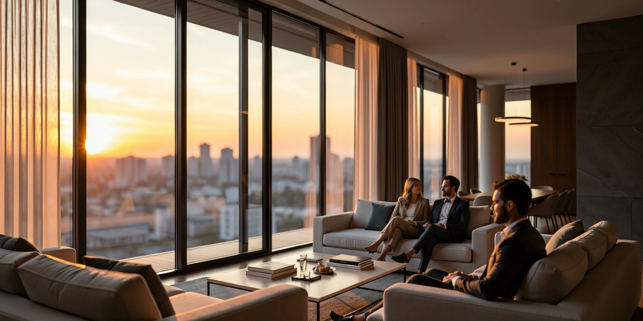 Modern Architecture Representative of Real Estate Assets