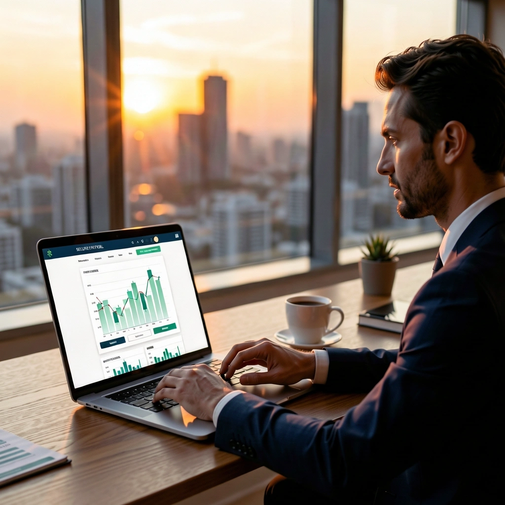 Secure financial portal environment